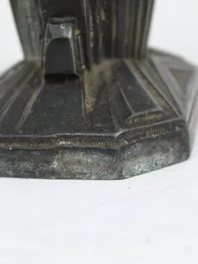 View of Unbranded | Accents | French Iron Art Deco Geometric Lines Urn Vase ...